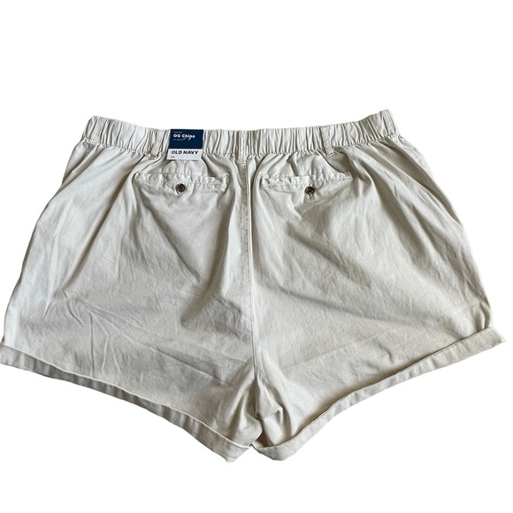 Old Navy Women’s OG Chino Shorts Plus Size 3X High Waist Versatile Slouchy - Picture 4 of 10